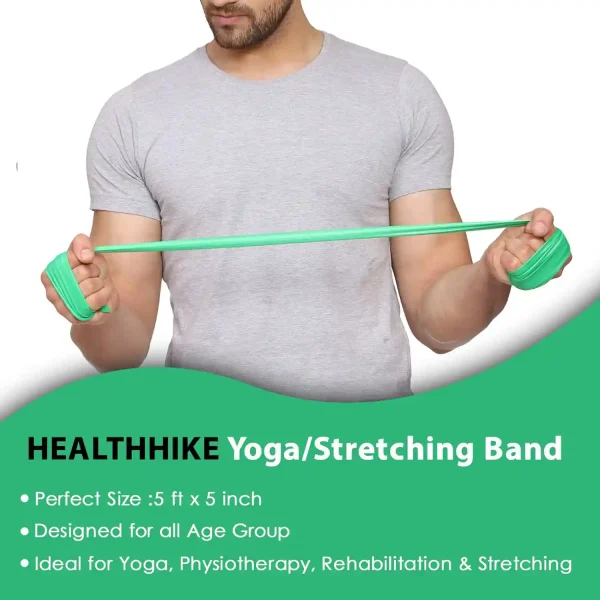 Therabands Elastic Physical Therapy Latex Free Yoga Stretching 2