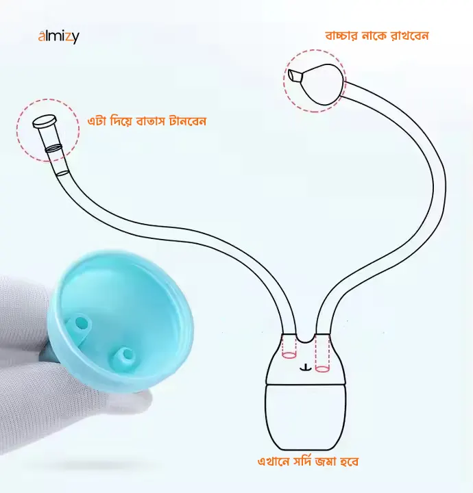 Baby Nose Cleaner Sucker Infant Nasal Suction Baby Mucous Remover 3