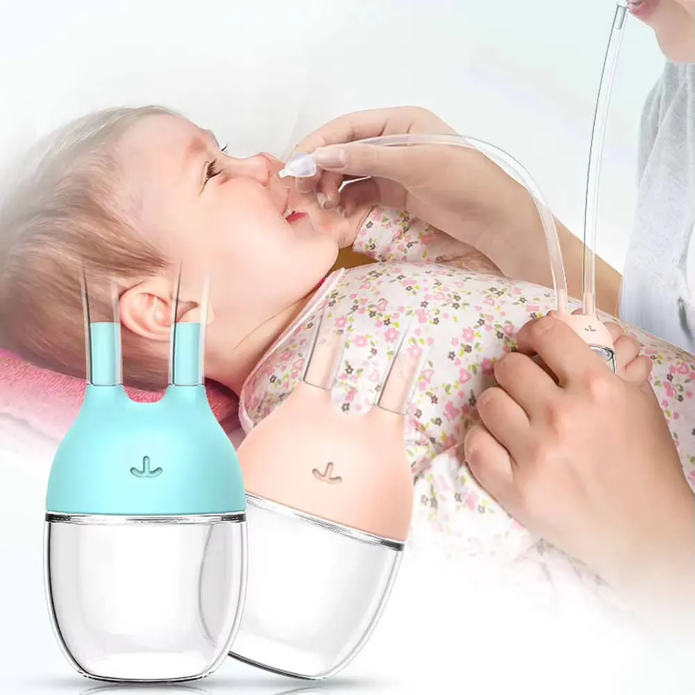 Baby Nose Cleaner Sucker Infant Nasal Suction Baby Mucous Remover 9