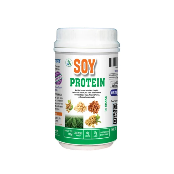 Soyaprotein Powder 500g Vegan Protein for Muscle Growth