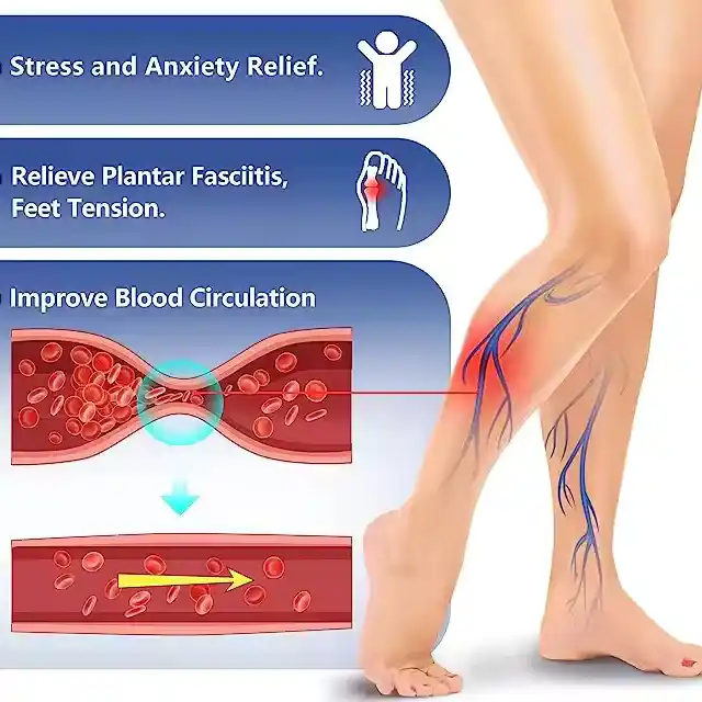 foot massager acupressure reduce feet tension promote circulation image 4