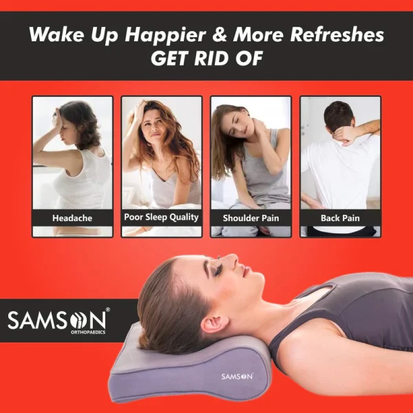 SAMSON Cervical Pillow Neck Support Better Sleeping