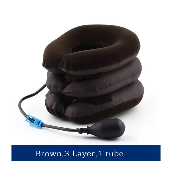 tractors for cervical spine 3 layer cervical neck air traction device image 5